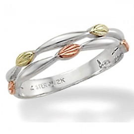 Black Hills Sterling Ezüst & 12K Arany Gyűrű