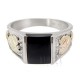Black Hills Sterling Ezüst & 12K Arany Pecsét Gyűrű 