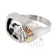 Black Hills Sterling Ezüst & 12K Arany Sasfej Gyűrű