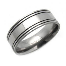 Titánium Karika Gyűrű 