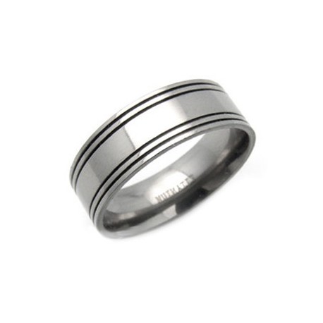 Titánium Karika Gyűrű 