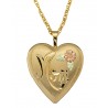 Black Hills Nyitható Arany Diffúziós Szív Medál MOM Felirattal