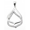 Ezüst Medál Cubic Zirkonia Kövekkel