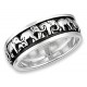 Ezüst Pörgethető Elefánt Gyűrű